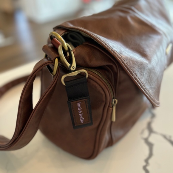 Leather diaper bag - Picture 2 of 5